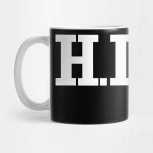 H.I.C.E. (white text) Mug